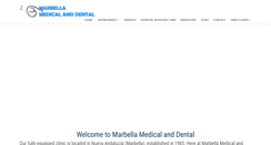 Desktop Screenshot of marbella-medical-and-dental.com